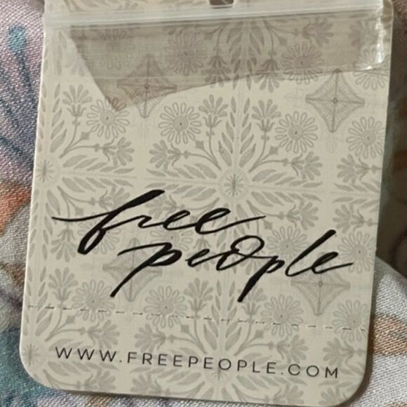 NWT Free People Sasha Mini Dress Ivory Combo - Picture 15 of 15